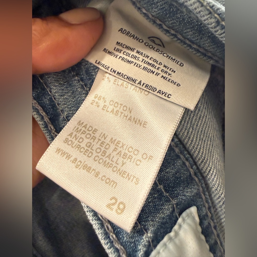 AG Saige Wide Leg Crop Panel Jean - Picture 5 of 6